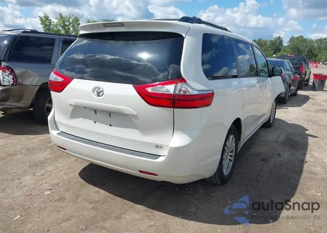 2017 Toyota Sienna Xle 8 Passenger from USA, damaged, VIN 5TDYZ3DC6HS824804